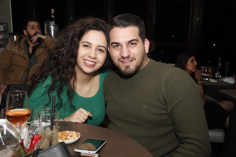 Charbel Khalil and the band at Burj on Bay 